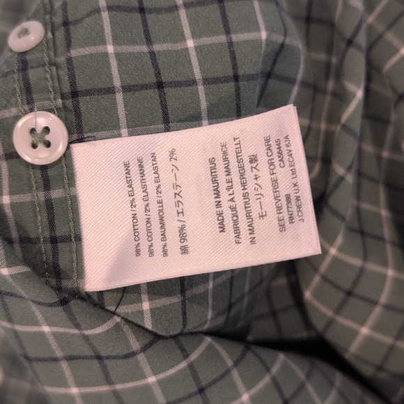 J. Crew Men's S Classic Fit Stretch Long Sleeve Button Down Shirt Style #H9627 - Picture 9 of 16